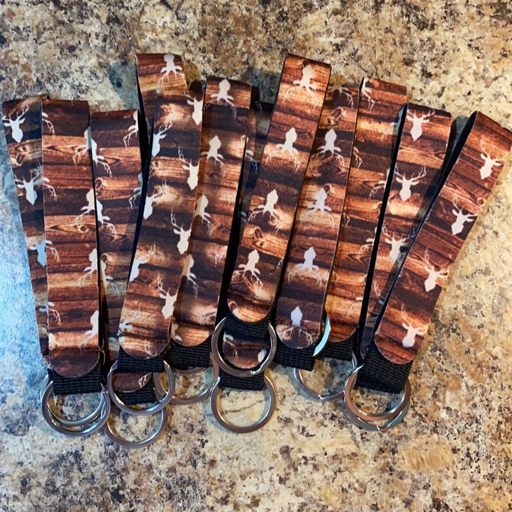 12 lanyard style keychains